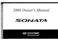 Hyundai Sonata Owner`s Manual